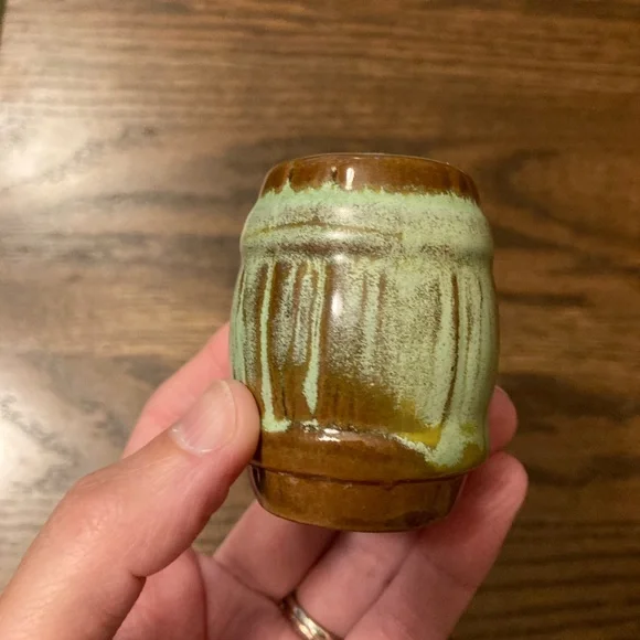 Frankoma Prairie Green Steak Platter & Pepper Shaker Farmhouse Western Irish - Picture 6 of 10